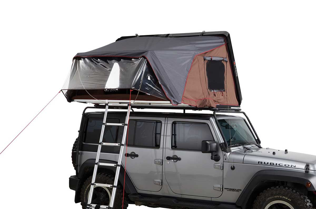 Vízhatlan szélfogó áttetsző PVC ponyva - Skycamp 2.0
