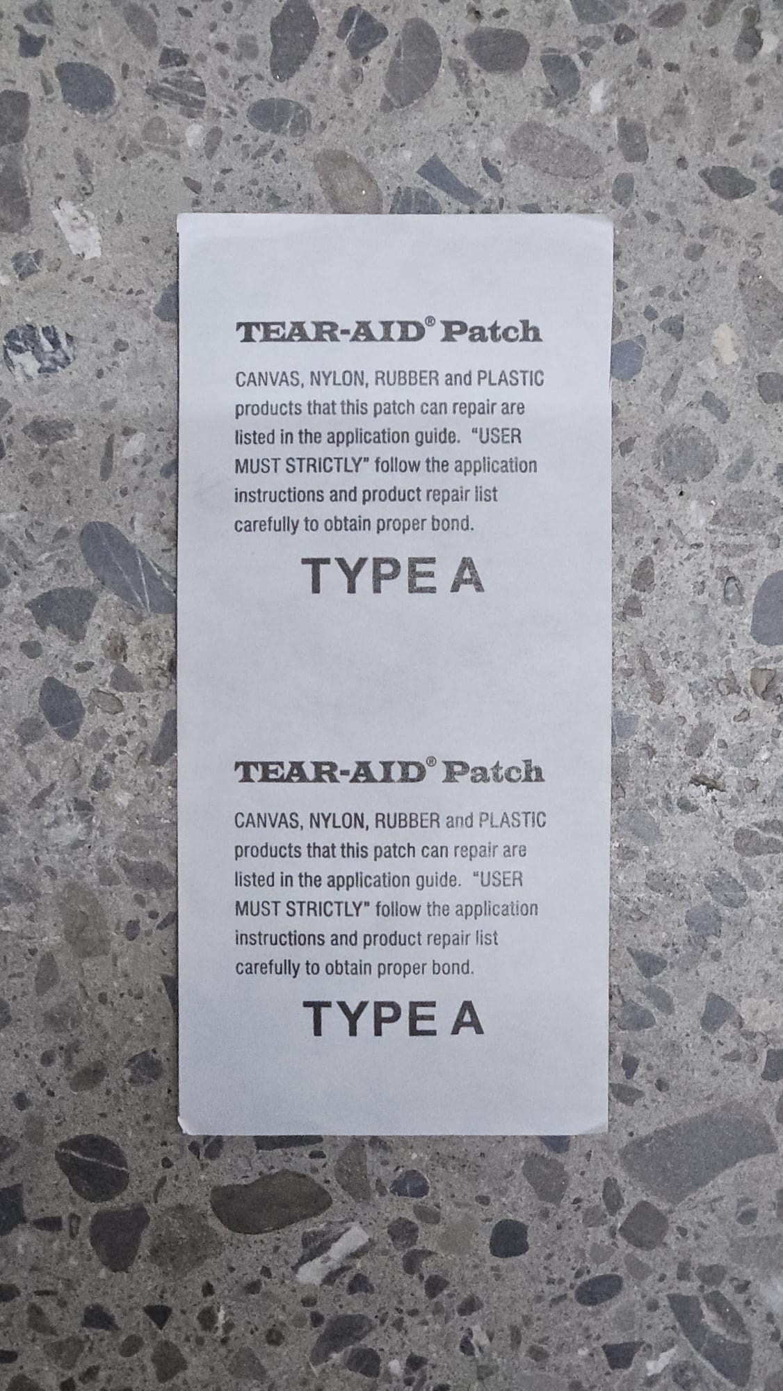 Sátorponyva javító készlet