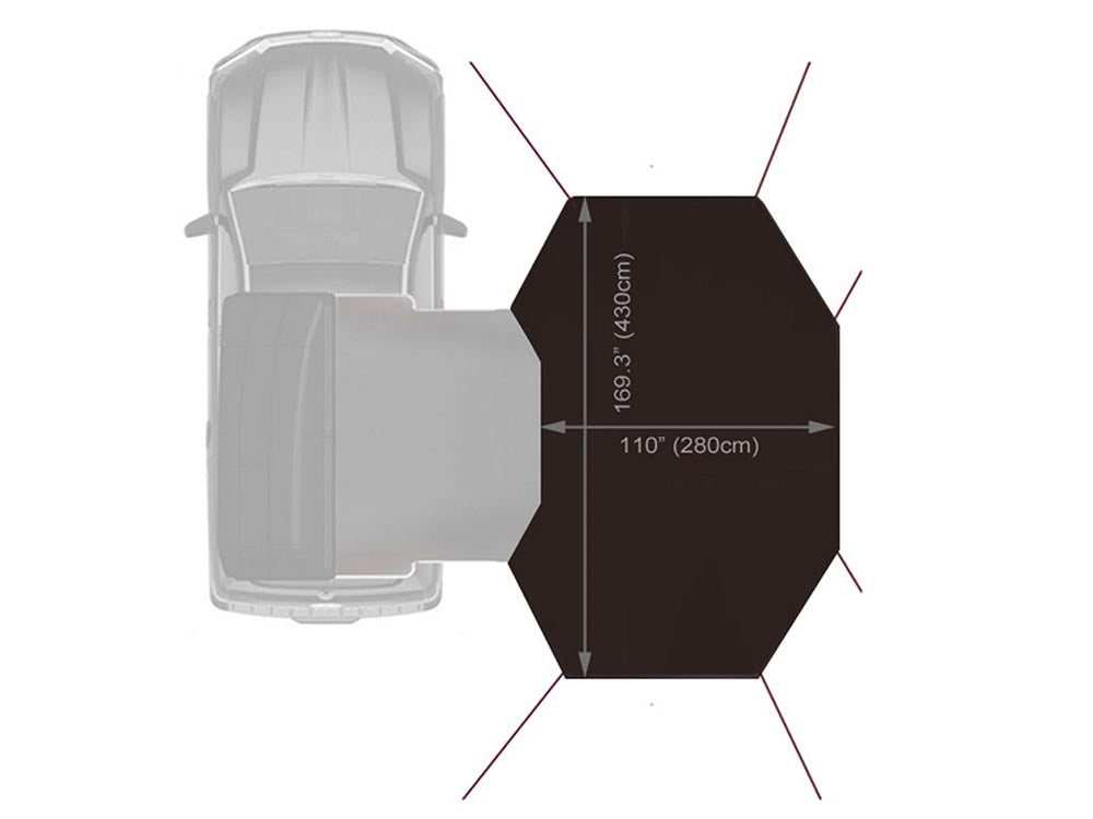 Árnyékoló - Skycamp Mini (B típus)